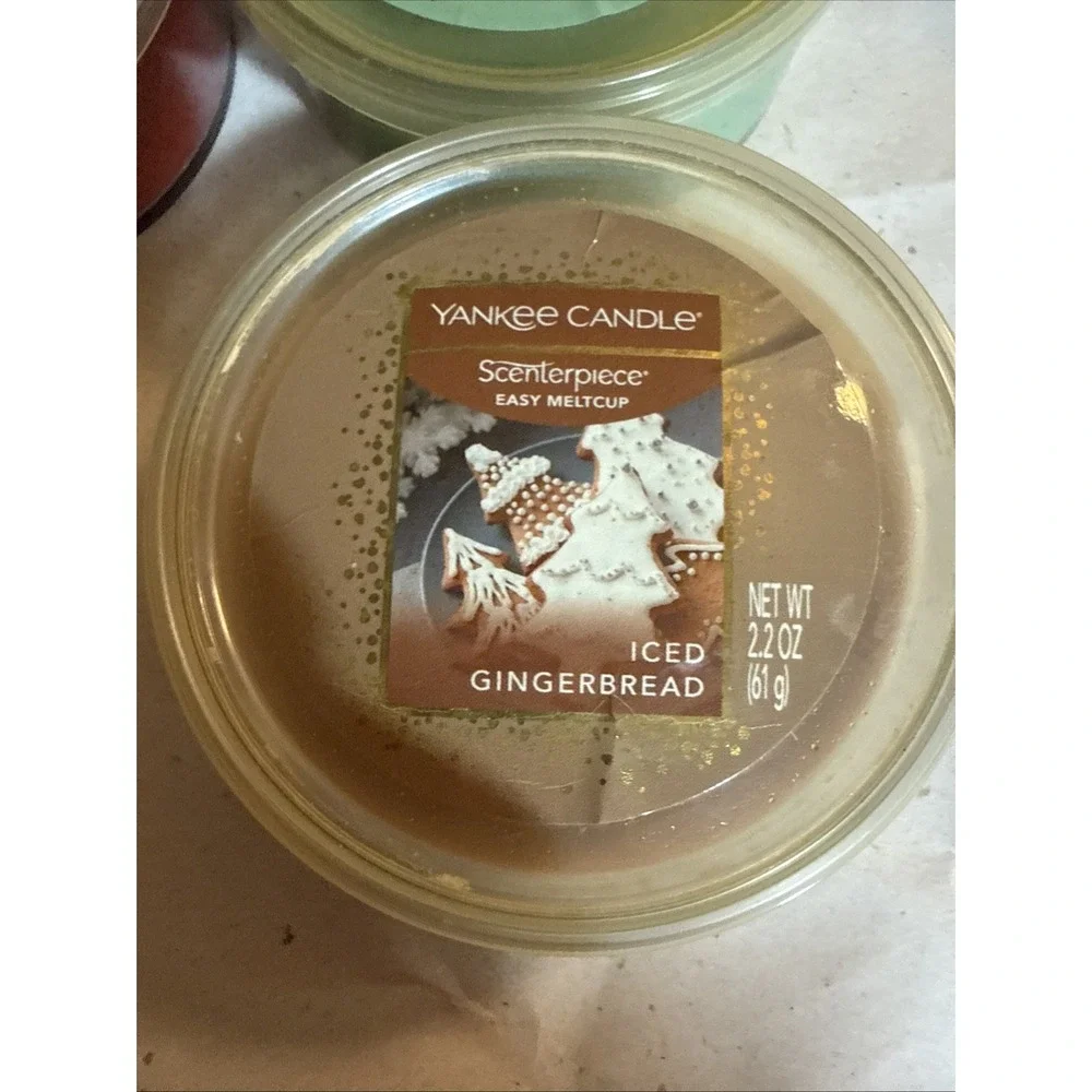 5 Yankee Candle Easy Scenterpiece Fall Autumn Smell Melt Cups 2.2 oz